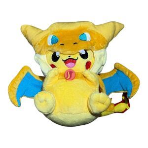 Pikachu Charizard‎ Plush 9” Pokemon Stuffed Animal NEW